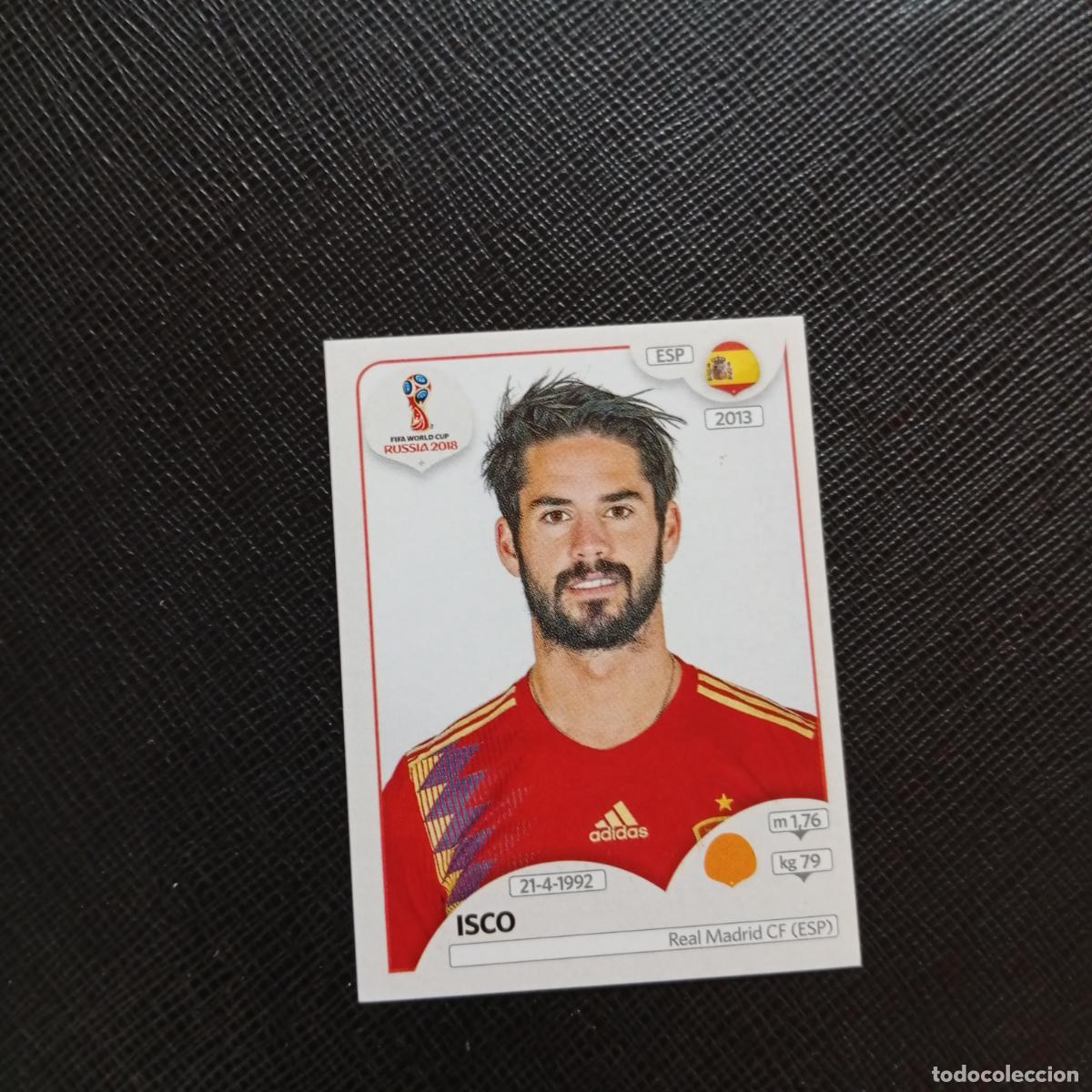 Cromos de f&uacute;tbol: 143 ISCO ESPA&Ntilde;A PANINI MUNDIAL RUSIA 2018 CROMO FUTBOL 18 - SIN PEGAR - CJ2