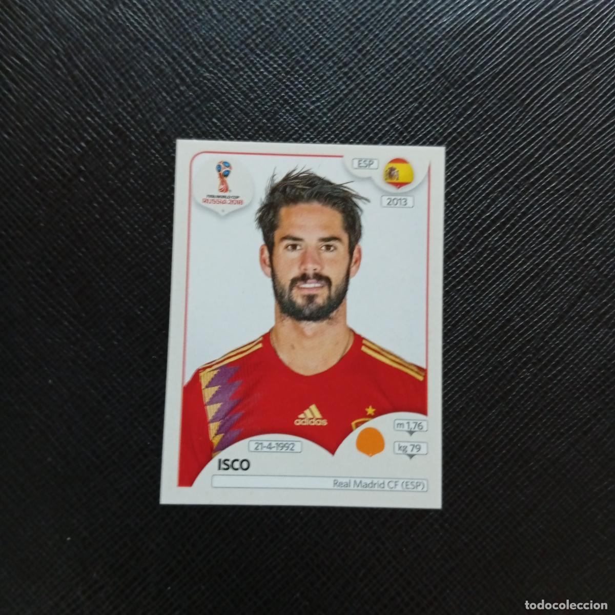 Cromos de f&uacute;tbol: 143 ISCO ESPA&Ntilde;A PANINI MUNDIAL RUSIA 2018 CROMO FUTBOL 18 - SIN PEGAR - CJ2 .