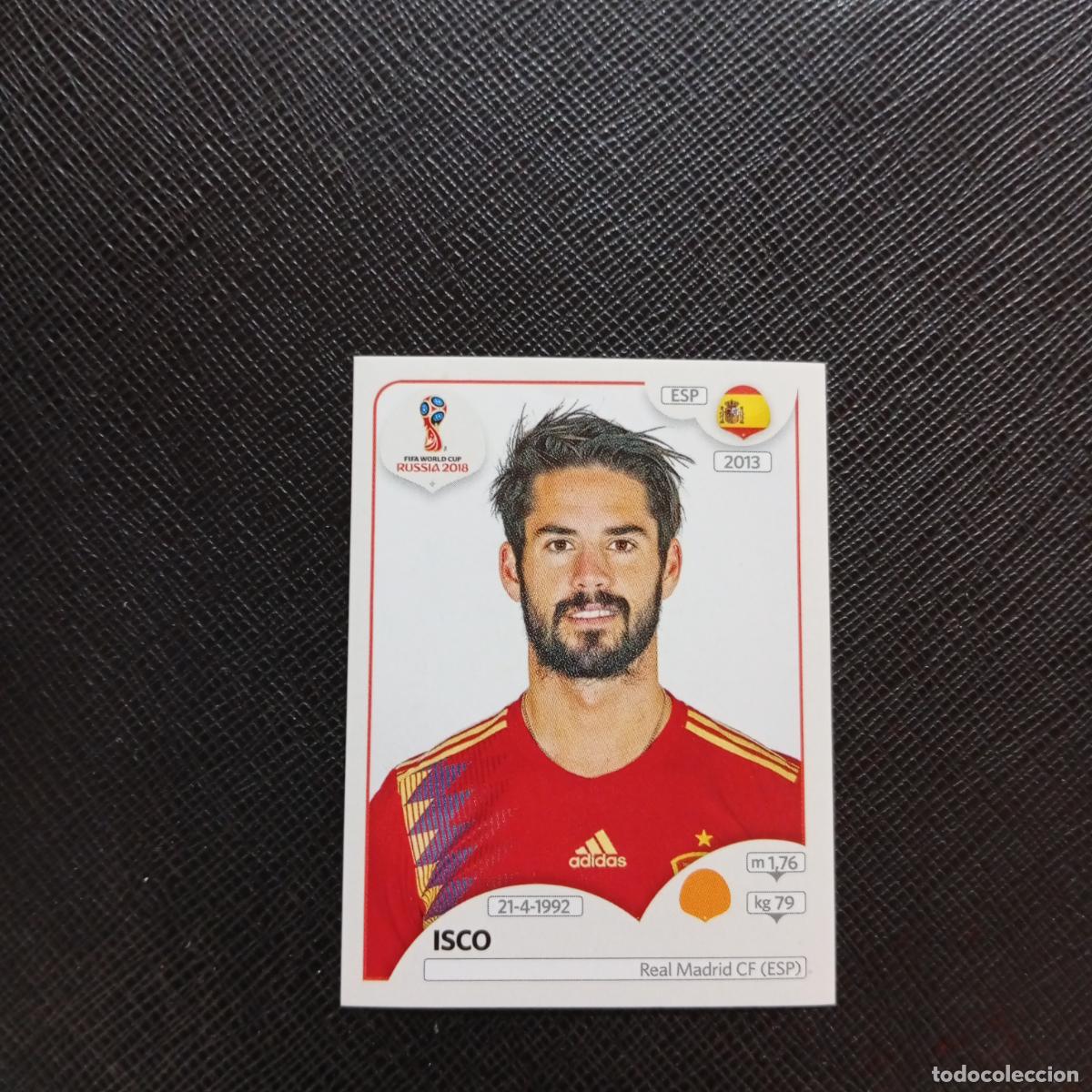 Cromos de f&uacute;tbol: 143 ISCO ESPA&Ntilde;A PANINI MUNDIAL RUSIA 2018 CROMO FUTBOL 18 - SIN PEGAR - CJ2 .