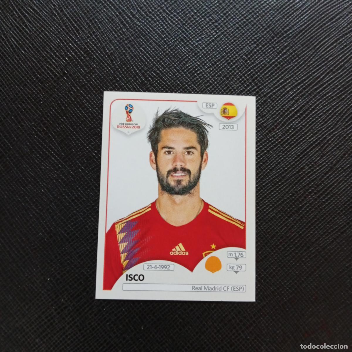 Cromos de f&uacute;tbol: 143 ISCO ESPA&Ntilde;A PANINI MUNDIAL RUSIA 2018 CROMO FUTBOL 18 - SIN PEGAR - CJ2 ..