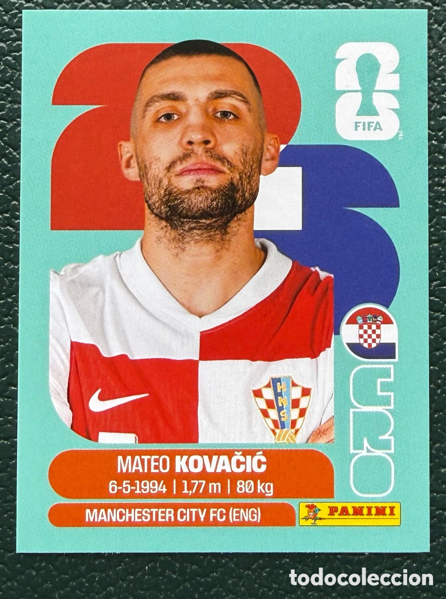 Fu&szlig;ball-Sticker: CRO 10 MATEO KOVACIC CROACIA CROMOS ALBUM FIFA WORLD CUP MUNDIAL 2026 PANINI