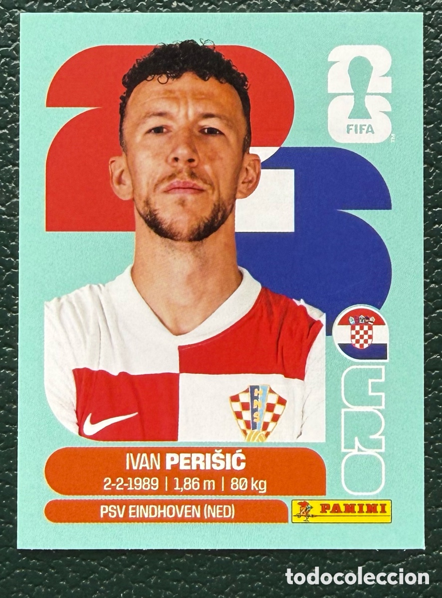 Fu&szlig;ball-Sticker: CRO 16 IVAN PERISIC CROACIA CROMOS ALBUM FIFA WORLD CUP MUNDIAL 2026 PANINI