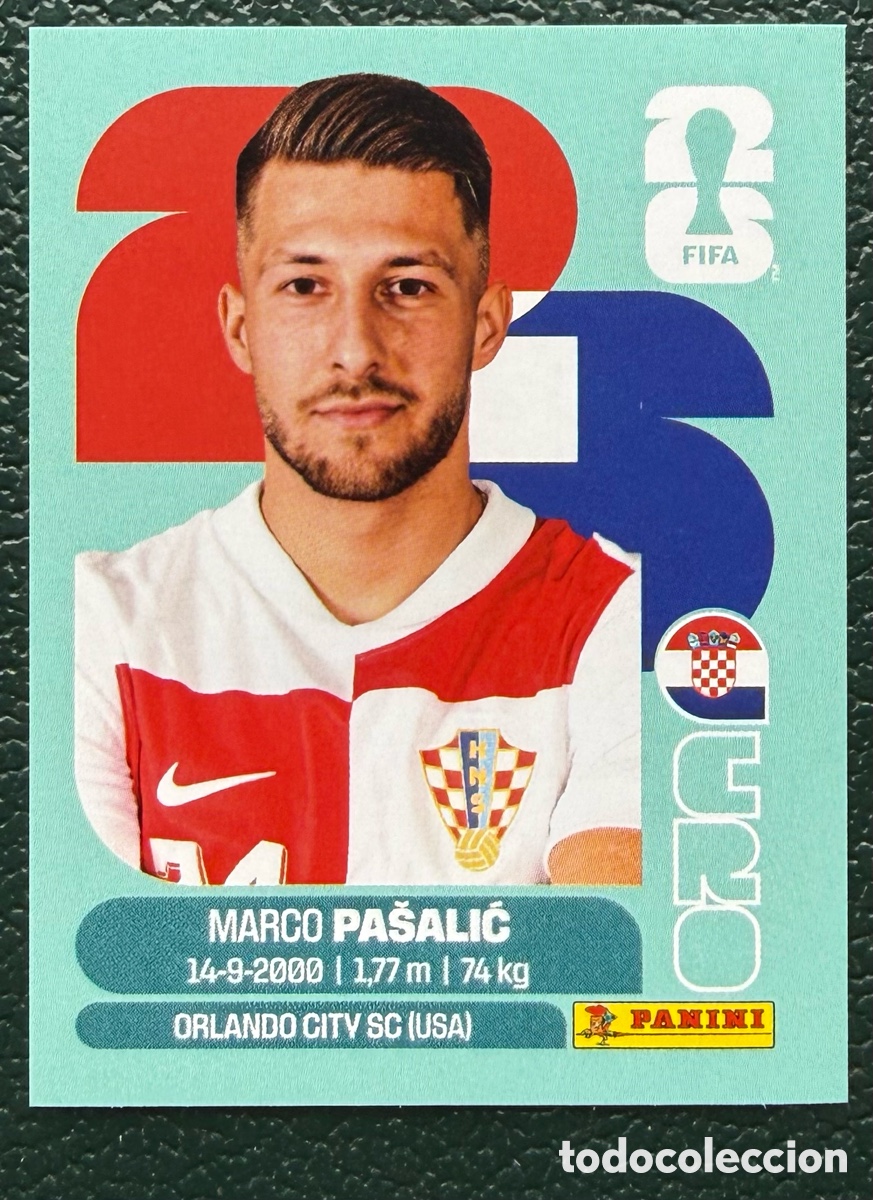 Fu&szlig;ball-Sticker: CRO 17 MARCO PASALIC CROACIA CROMOS ALBUM FIFA WORLD CUP MUNDIAL 2026 PANINI
