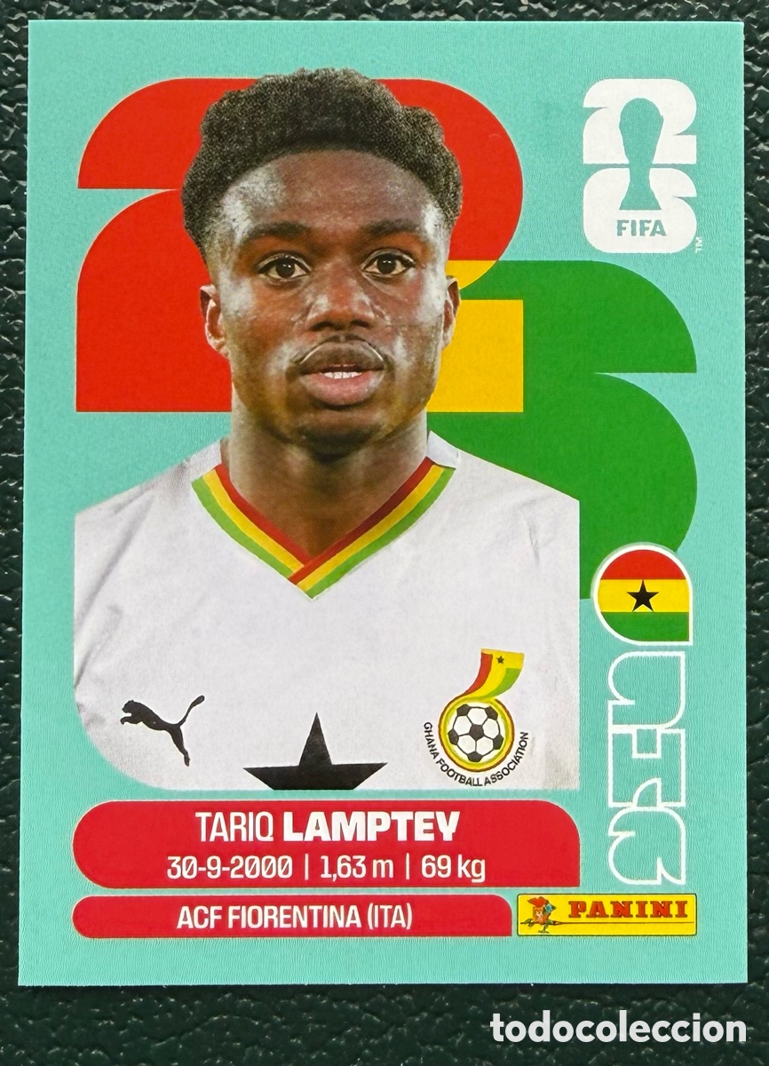 Cromos de Futebol: GHA 3 TARIQ LAMPTEY GHANA CROMOS ALBUM FIFA WORLD CUP MUNDIAL 2026 PANINI