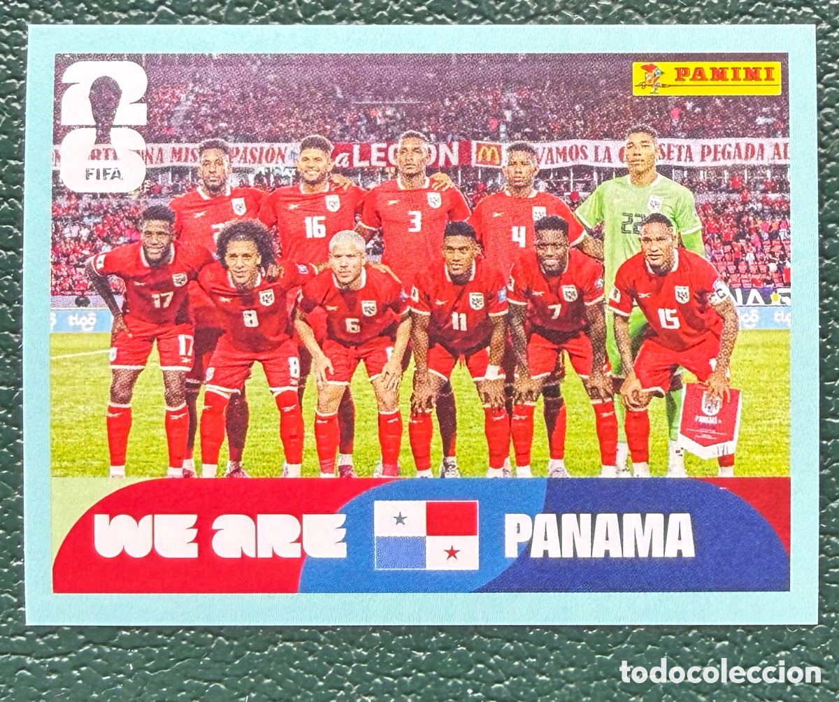 Football Stickers: PAN 13 ALINEACION PANAMA CROMOS ALBUM FIFA WORLD CUP MUNDIAL 2026 PANINI