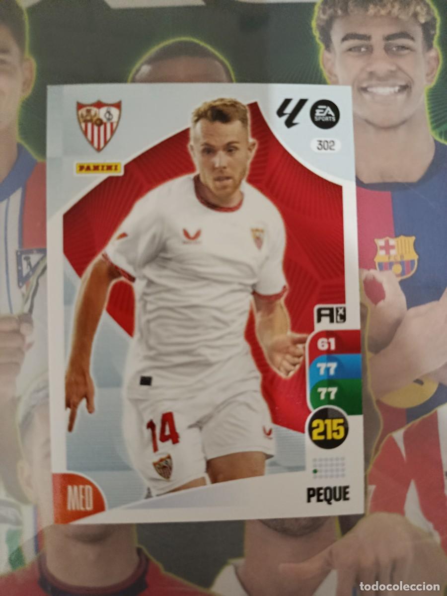 Cromos de f&uacute;tbol: Adrenalyn 24/25. 302- Peque. Sevilla.