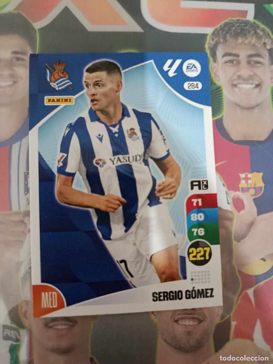 Figurine di Calcio: Adrenalyn 24/25. 284- Sergio G&oacute;mez. Real Sociedad.