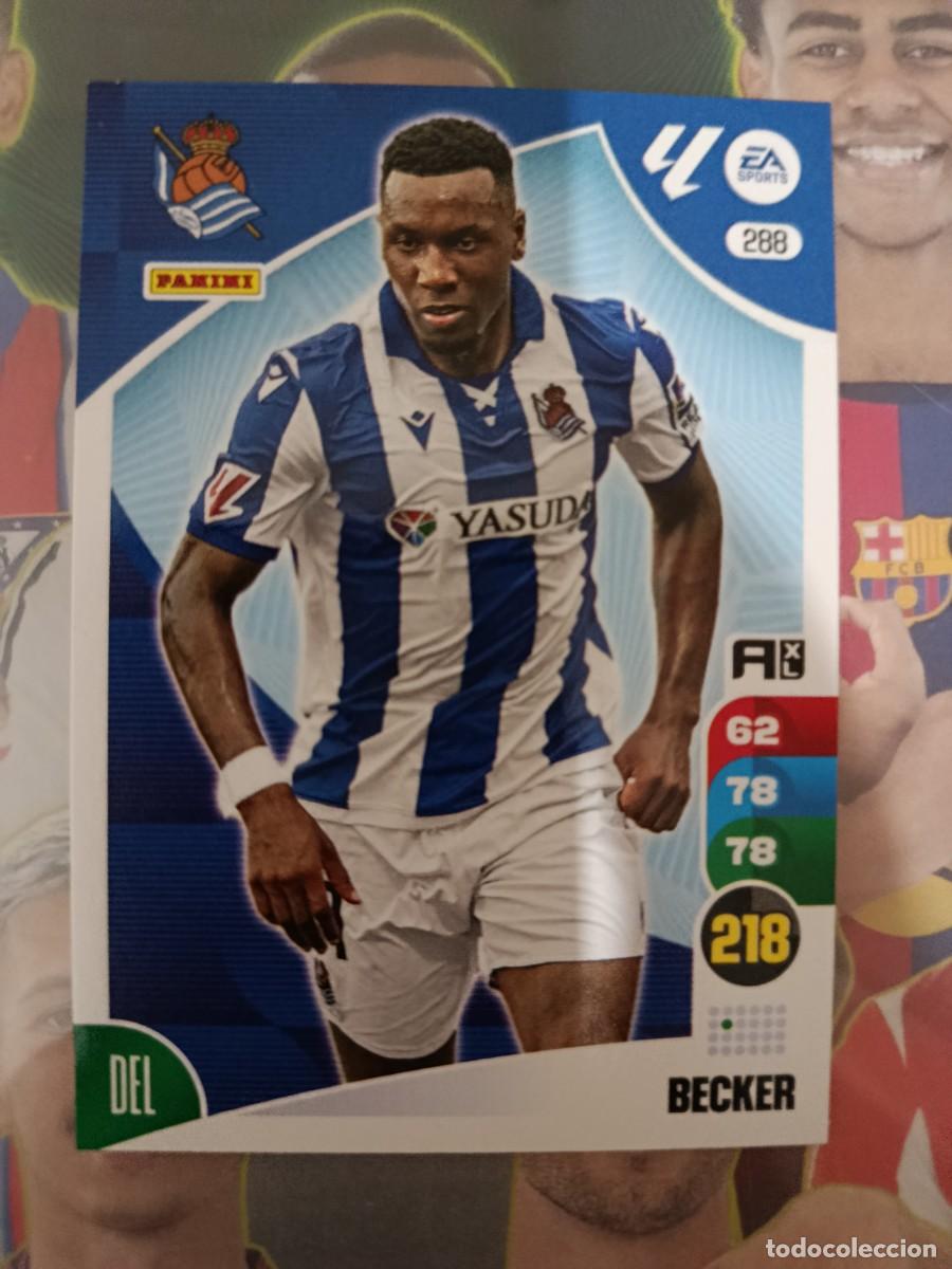 Cromos de f&uacute;tbol: Adrenalyn 24/25. 288- Becker. Real Sociedad.