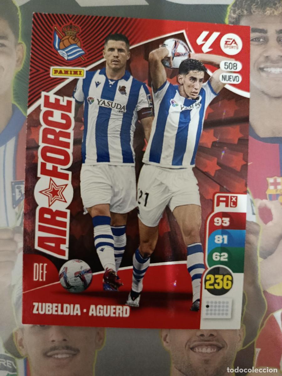 Cromos de f&uacute;tbol: Adrenalyn 24/25. 508- Nuevo Air Force. Real Sociedad.