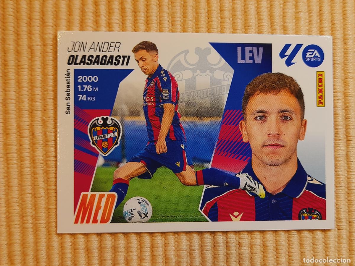 Cromos de f&uacute;tbol: CROMO 14 OLASAGASTI (LEVANTE UD) LIGA 25-26 2025 2026 &Aacute;LBUM ESTE