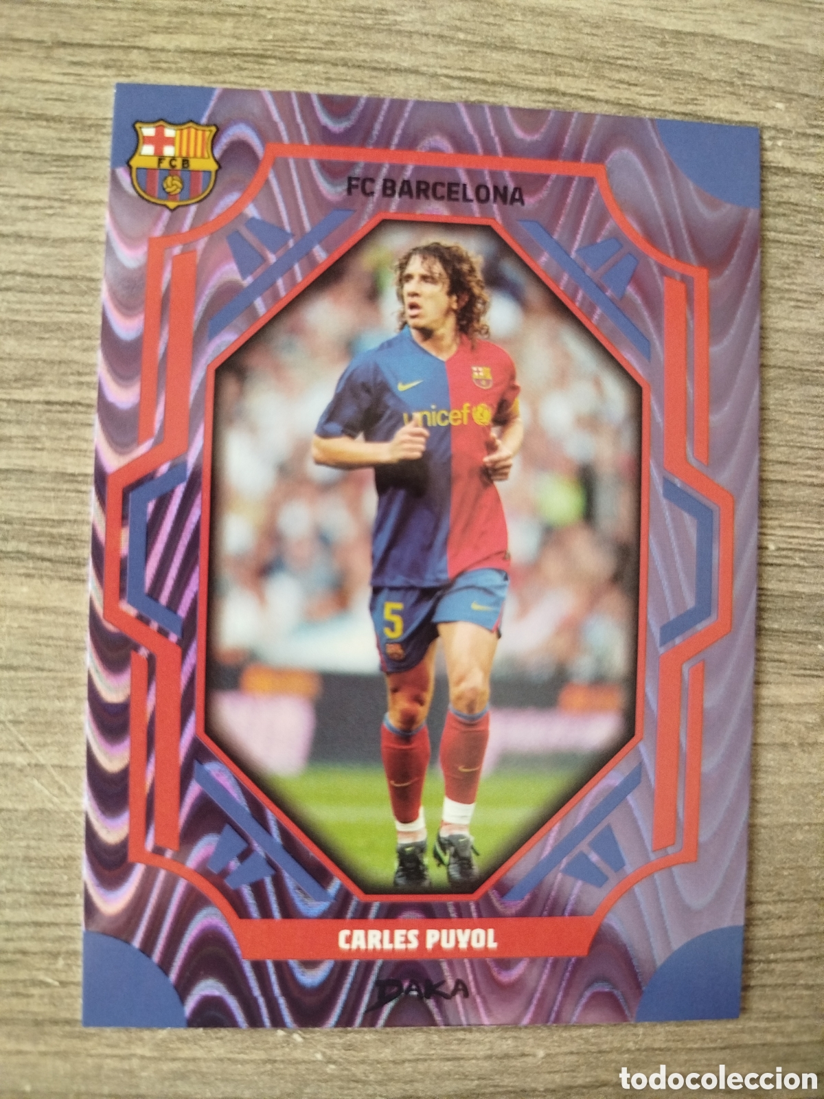 Cromos de f&uacute;tbol: DAKA.F.C.BARCELONA 2025/26.CARLES PUYOL (NUMERADA 38/149).