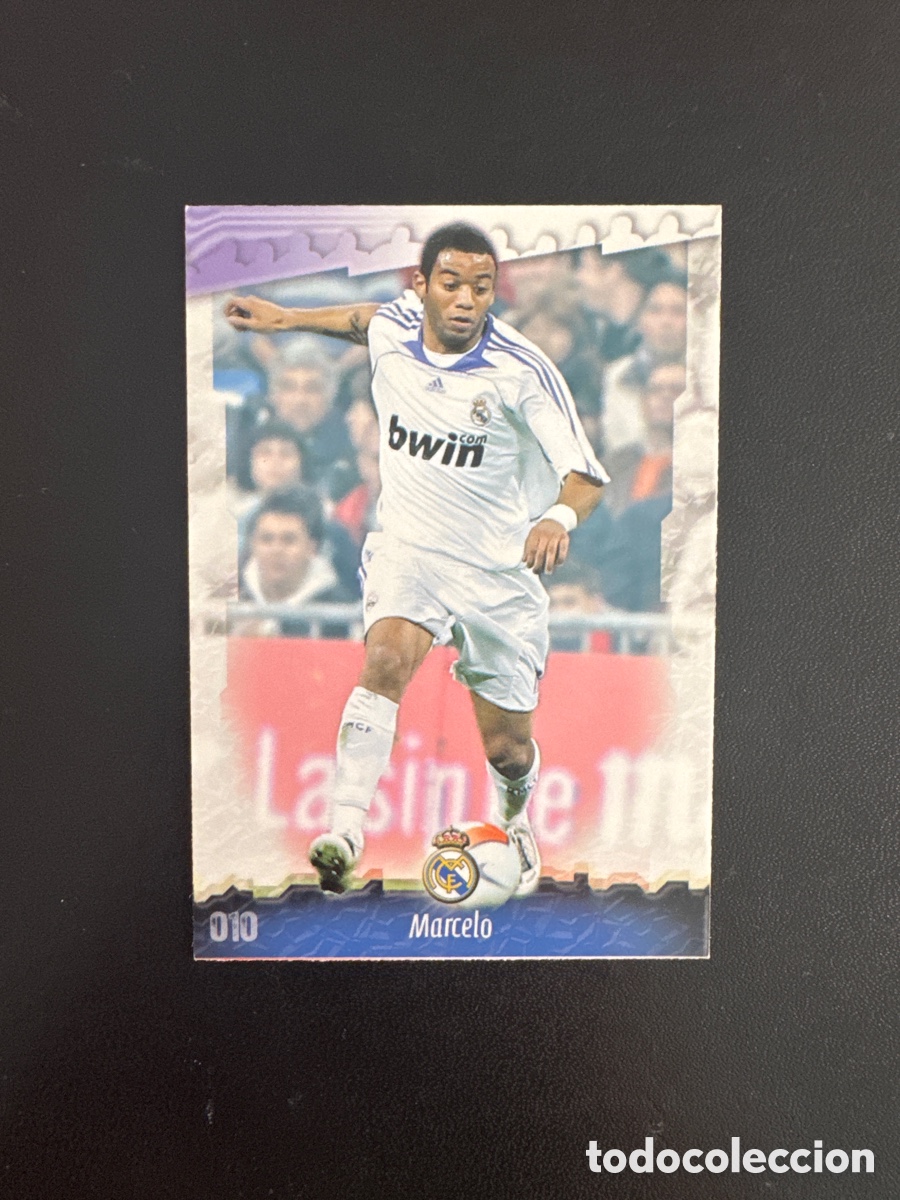 Cromos de f&uacute;tbol: MARCELO REAL MADRID N&Uacute;MERO 10 MUNDICROMO 2008 LAS FICHAS DE LA LIGA 2009