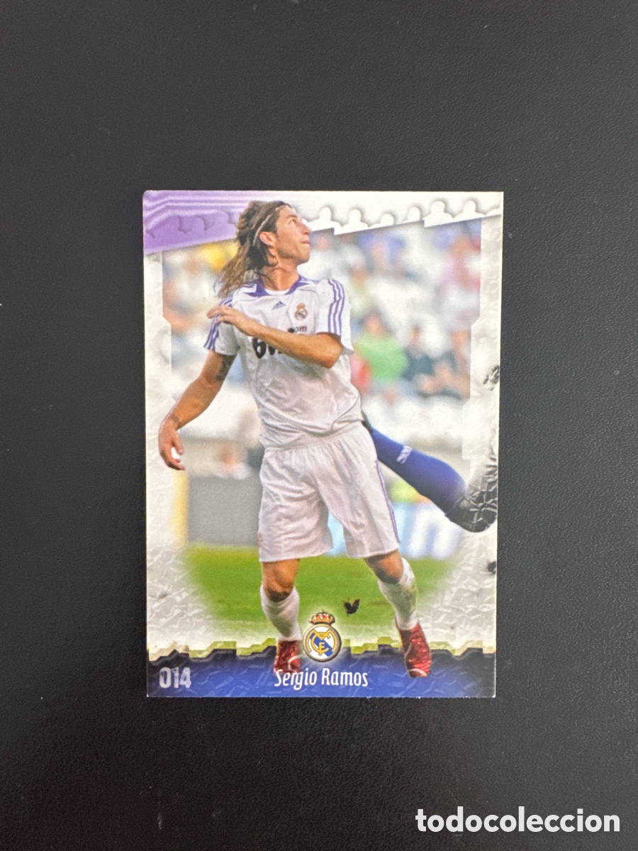 Cromos de f&uacute;tbol: SERGIO RAMOS REAL MADRID N&Uacute;MERO 14 MUNDICROMO 2008 LAS FICHAS DE LA LIGA 2009