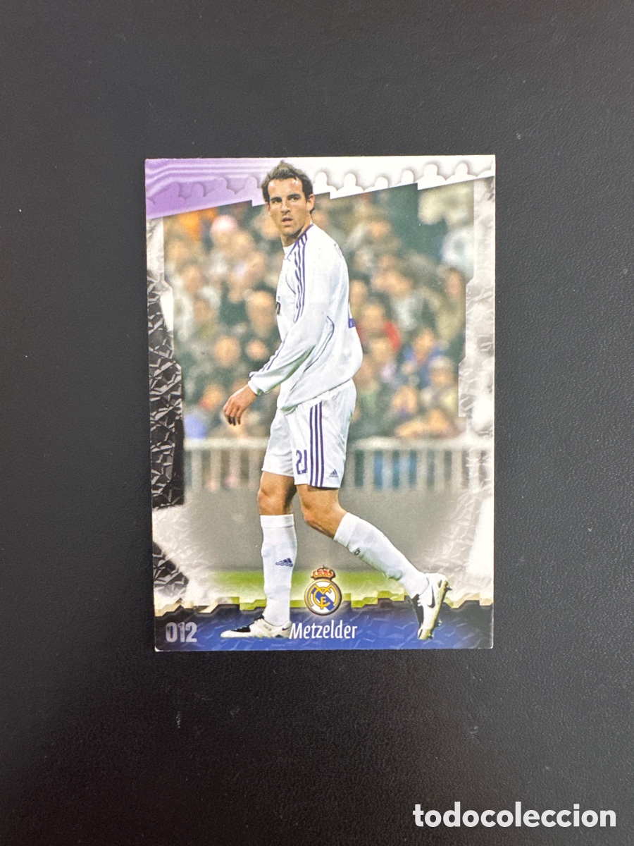Cromos de f&uacute;tbol: METZELDER REAL MADRID N&Uacute;MERO 12 MUNDICROMO 2008 LAS FICHAS DE LA LIGA 2009