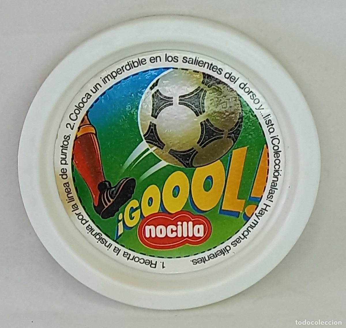 Cromos de f&uacute;tbol: ANTIGUA TAPA PROMOCIONAL DE NOCILLA , DEPORTES A&Ntilde;OS 80