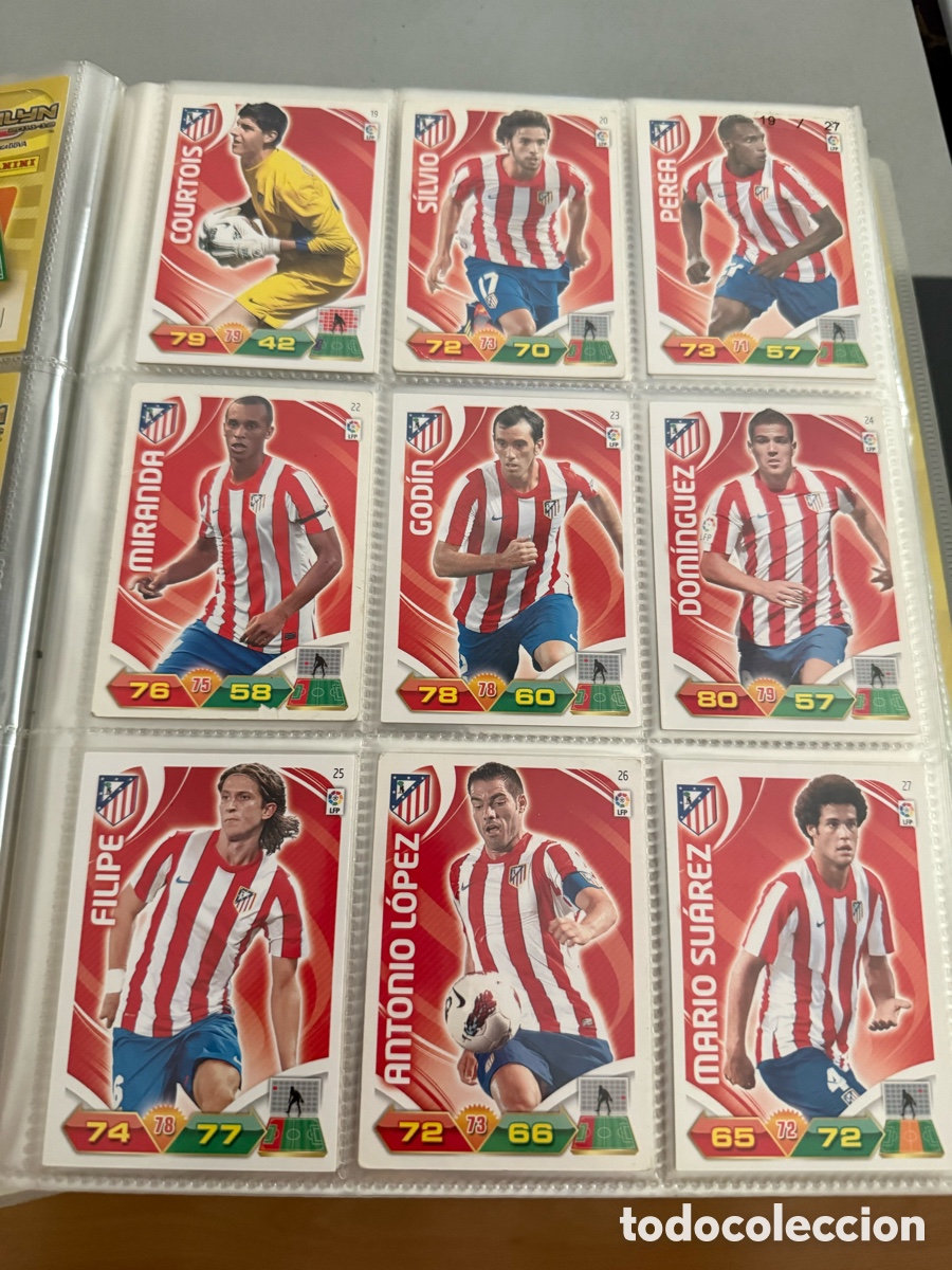 Cromos de Futebol: ADRENALYN XL. 2011-12. ATL&Eacute;TICO DE MADRID. 18 Cromos