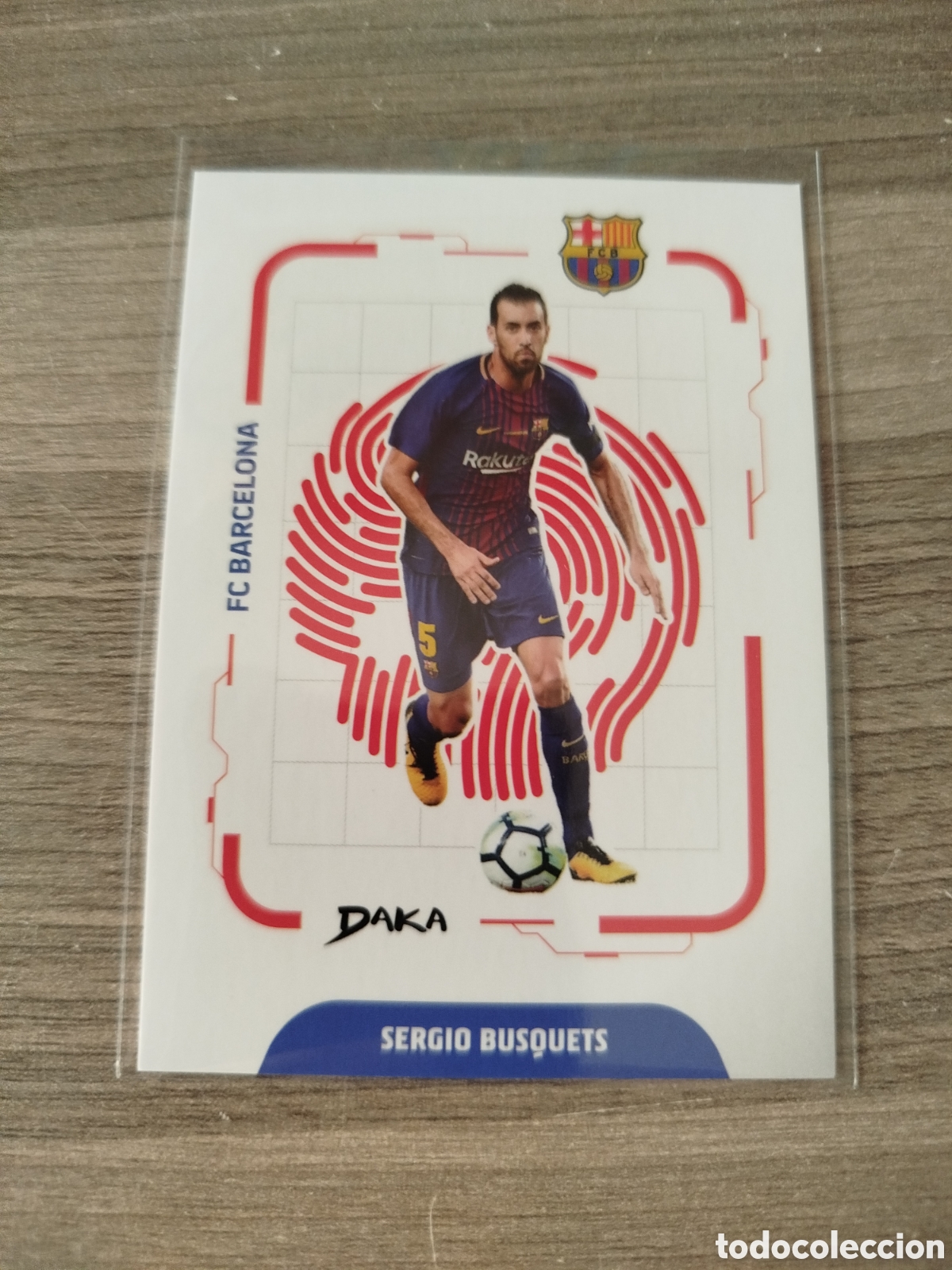 Cromos de f&uacute;tbol: DAKA.F.C.BARCELONA.SERGIO BUSQUETS