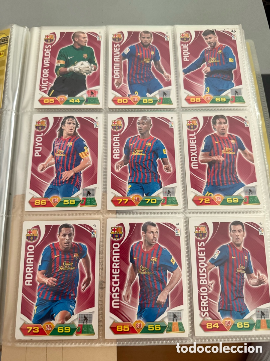Cromos de f&uacute;tbol: Adrenalyn XL. 2011-12. FC BARCELONA. 17 Cromos