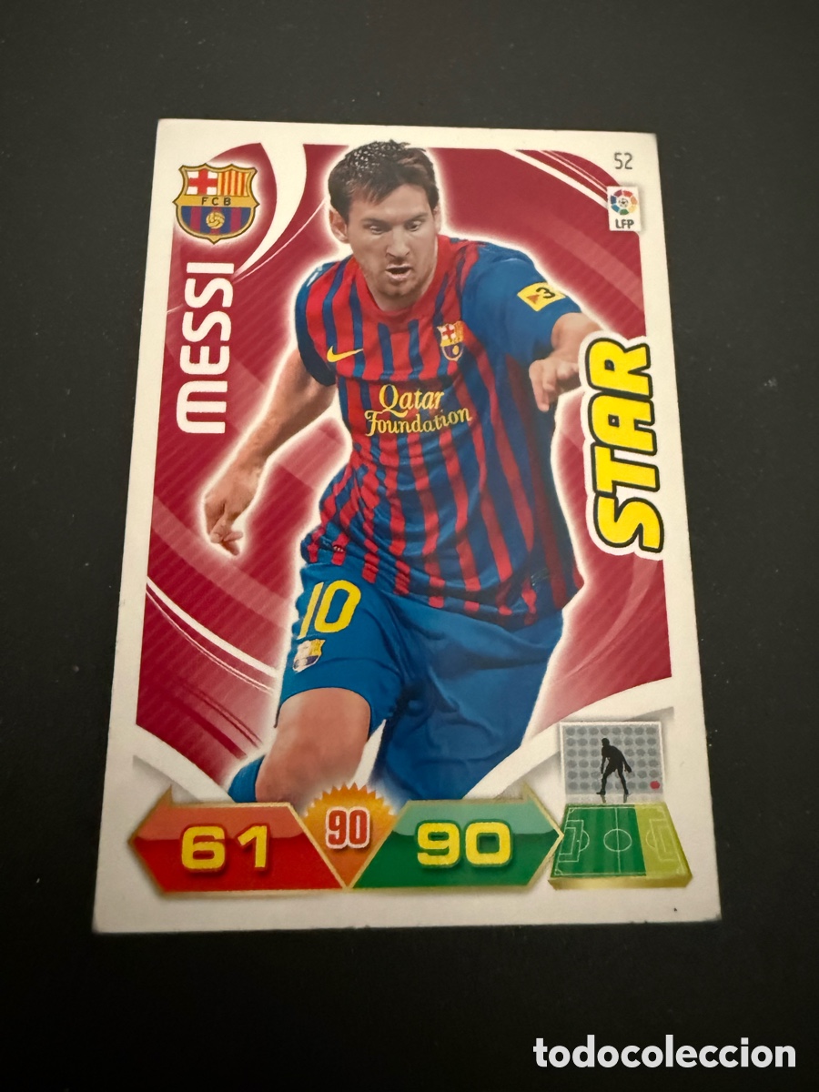 Cromos de f&uacute;tbol: ADRENALYN XL. 2011-12. MESSI. STAR ( FC Barcelona)