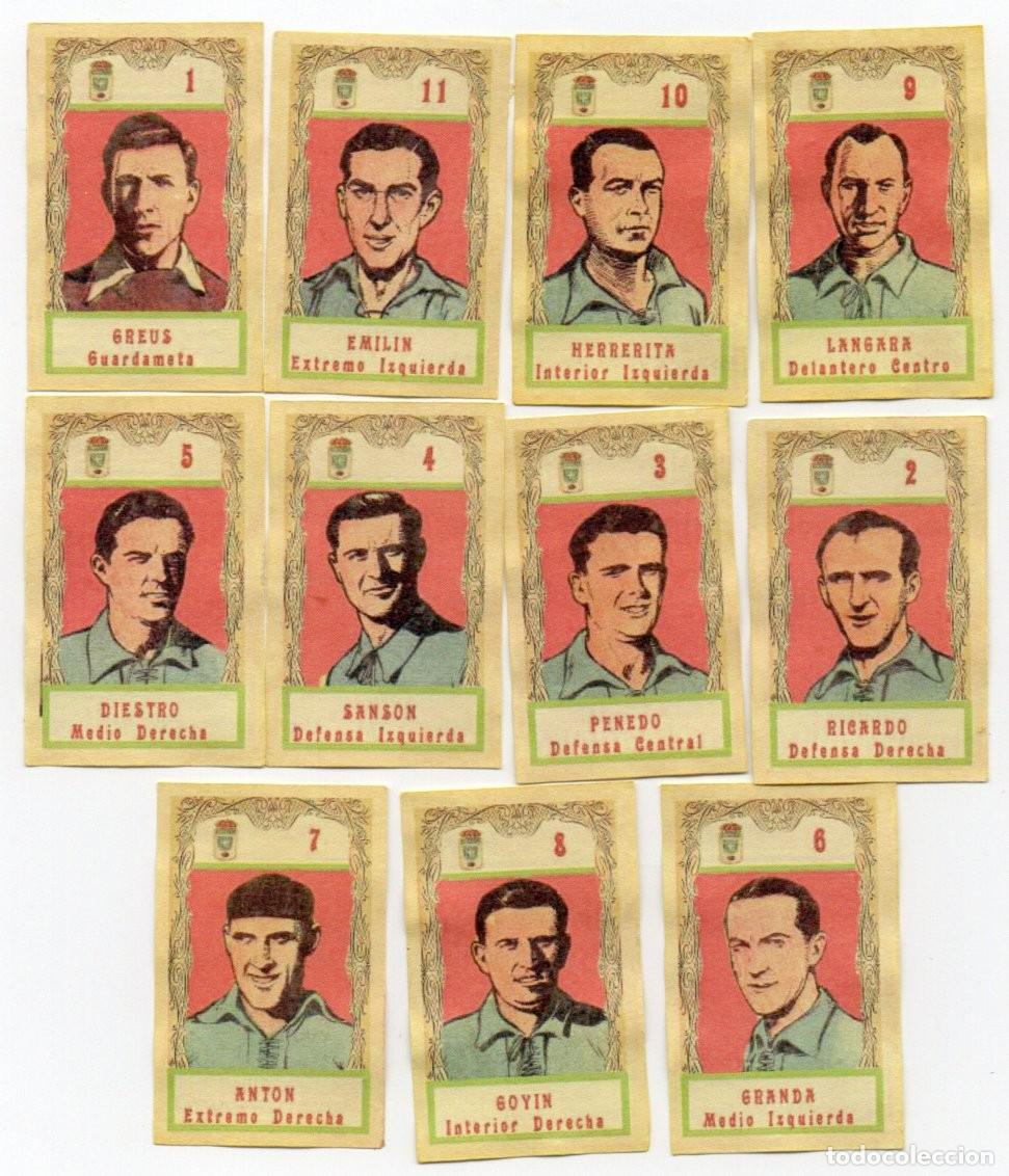 Cromos de f&uacute;tbol: REAL OVIEDO, 1948, DE CONDIMENTOS FLORZAFRAN,