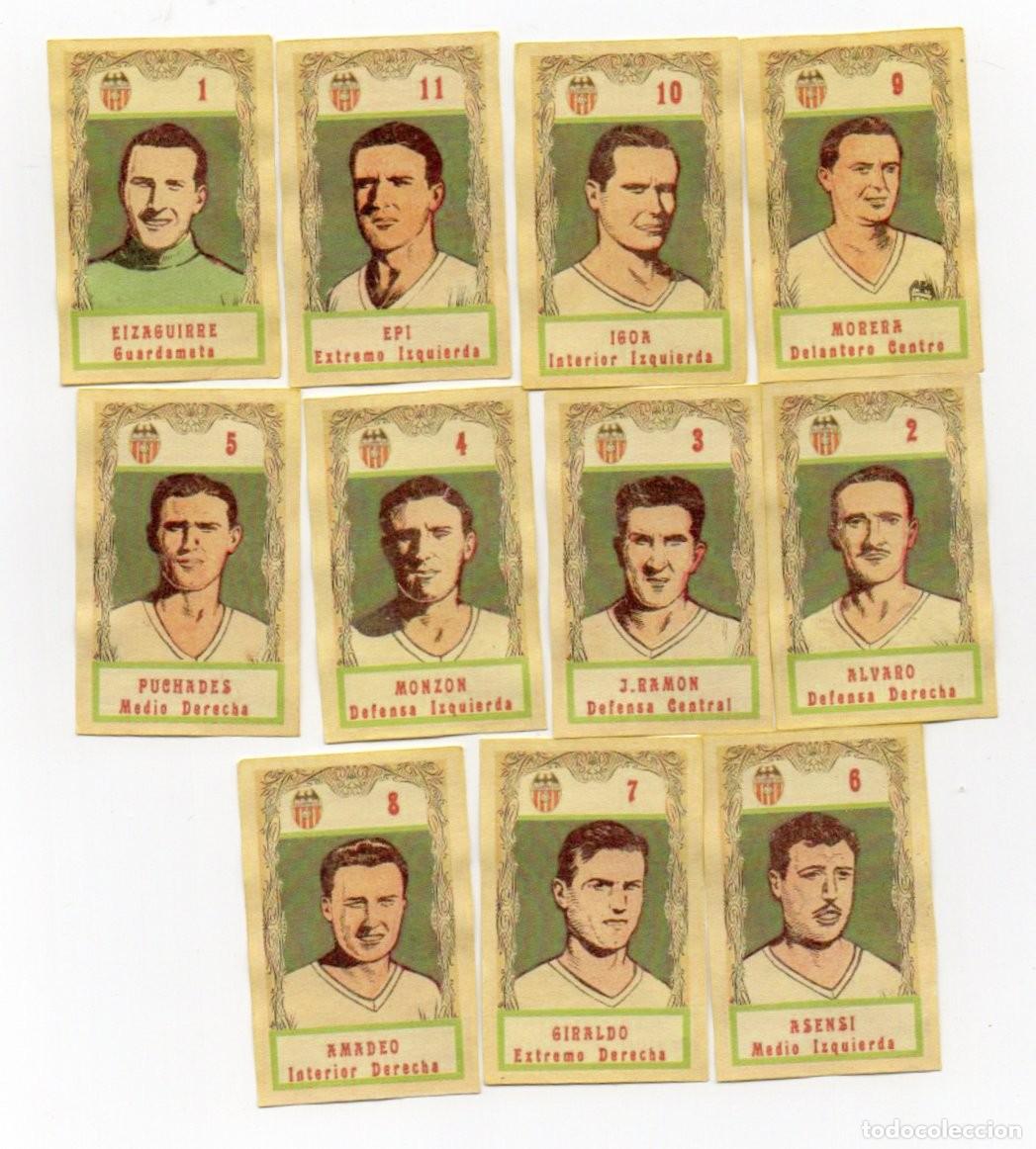 Cromos de f&uacute;tbol: VALENCIA, 1948, DE CONDIMENTOS FLORZAFRAN