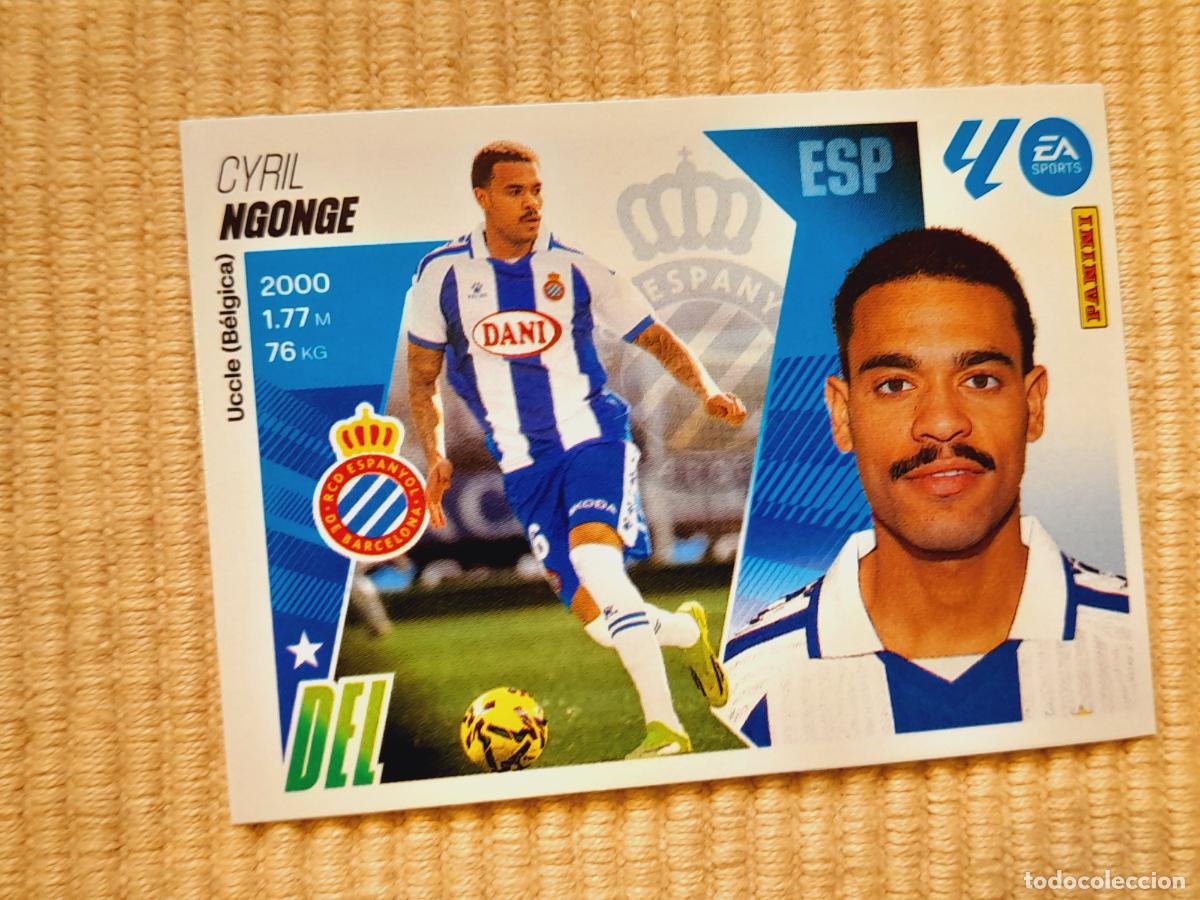 Cromos de f&uacute;tbol: CROMO 15 NGONGE (MERCADO INVIERNO ACTUALIZACION) RCD ESPANYOL LIGA 25-26 2025 2026 &Aacute;LBUM ESTE
