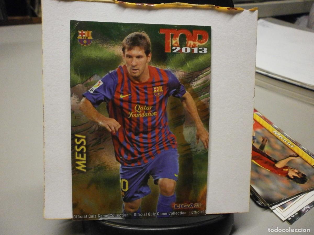 Cromos de f&uacute;tbol: cromo messi 0595 a&ntilde;o 2013
