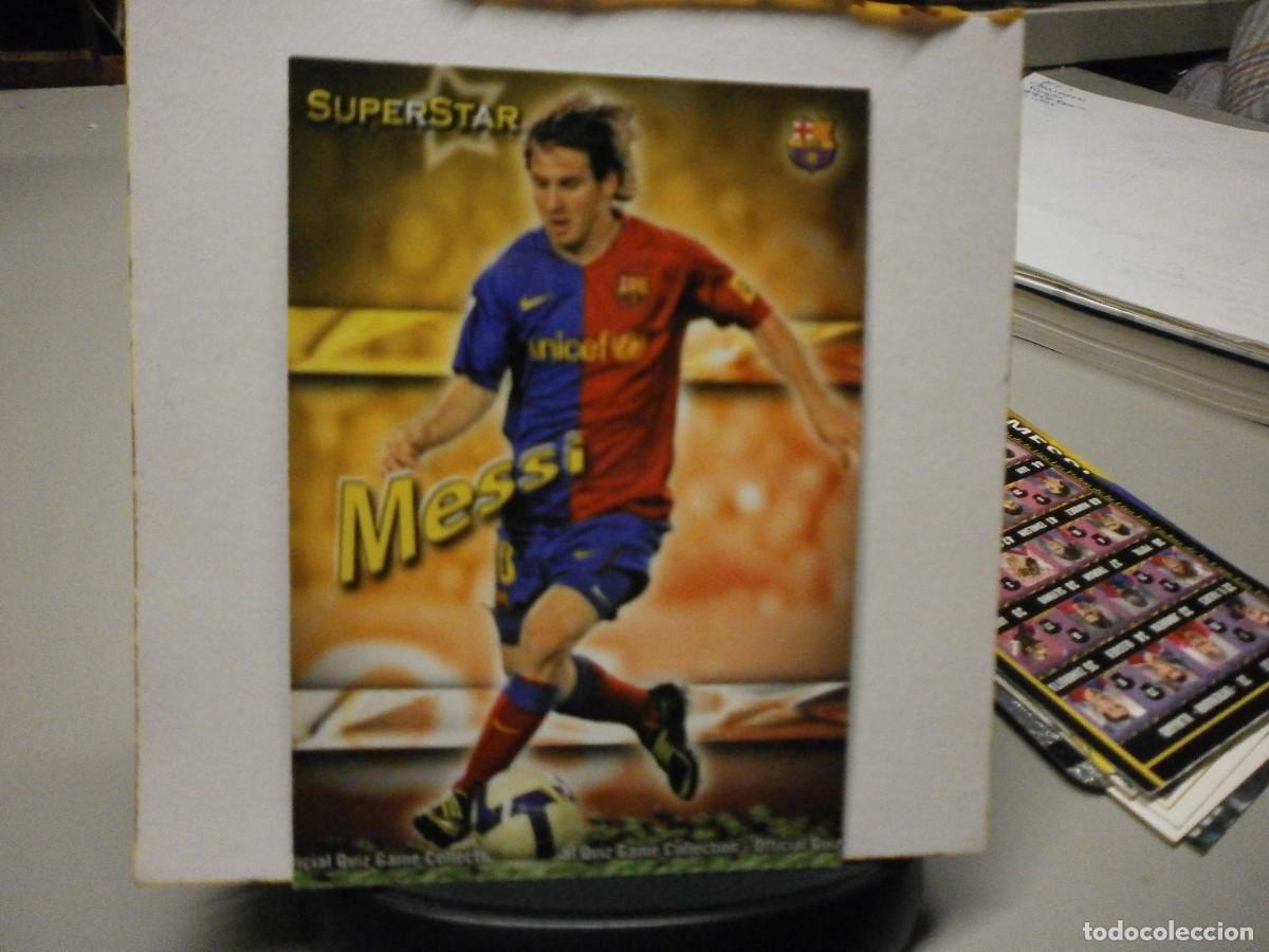 Cromos de f&uacute;tbol: cromo messi 027 a&ntilde;o 2010