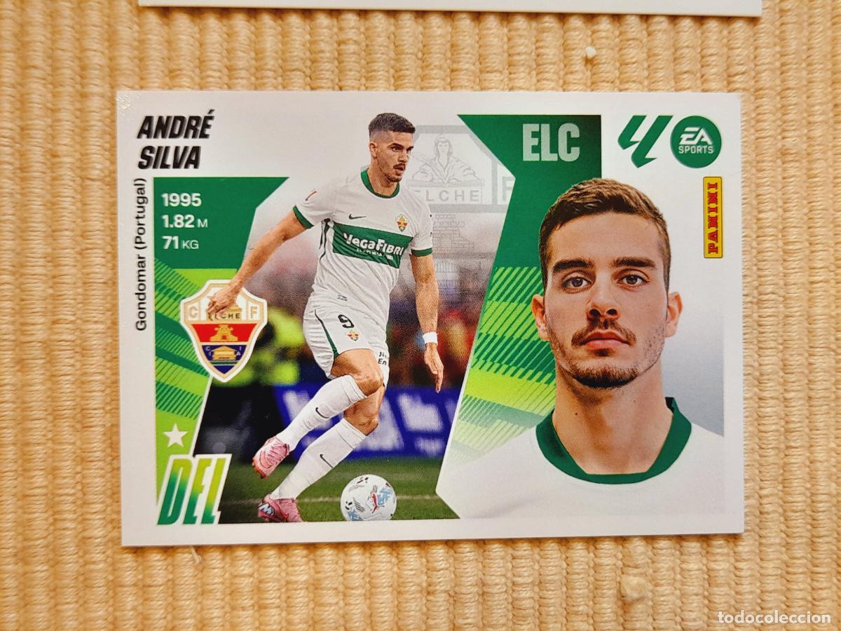 Cromos de f&uacute;tbol: CROMO 44 ANDRE SILVA (ULTIMOS FICHAJES) ELCHE CF LIGA 25-26 2025 2026 &Aacute;LBUM ESTE