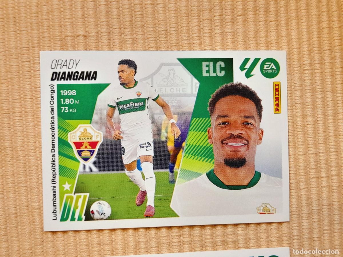 Cromos de f&uacute;tbol: CROMO 20 BIS DIANGANA (COLOCA) ELCHE CF LIGA 25-26 2025 2026 &Aacute;LBUM ESTE