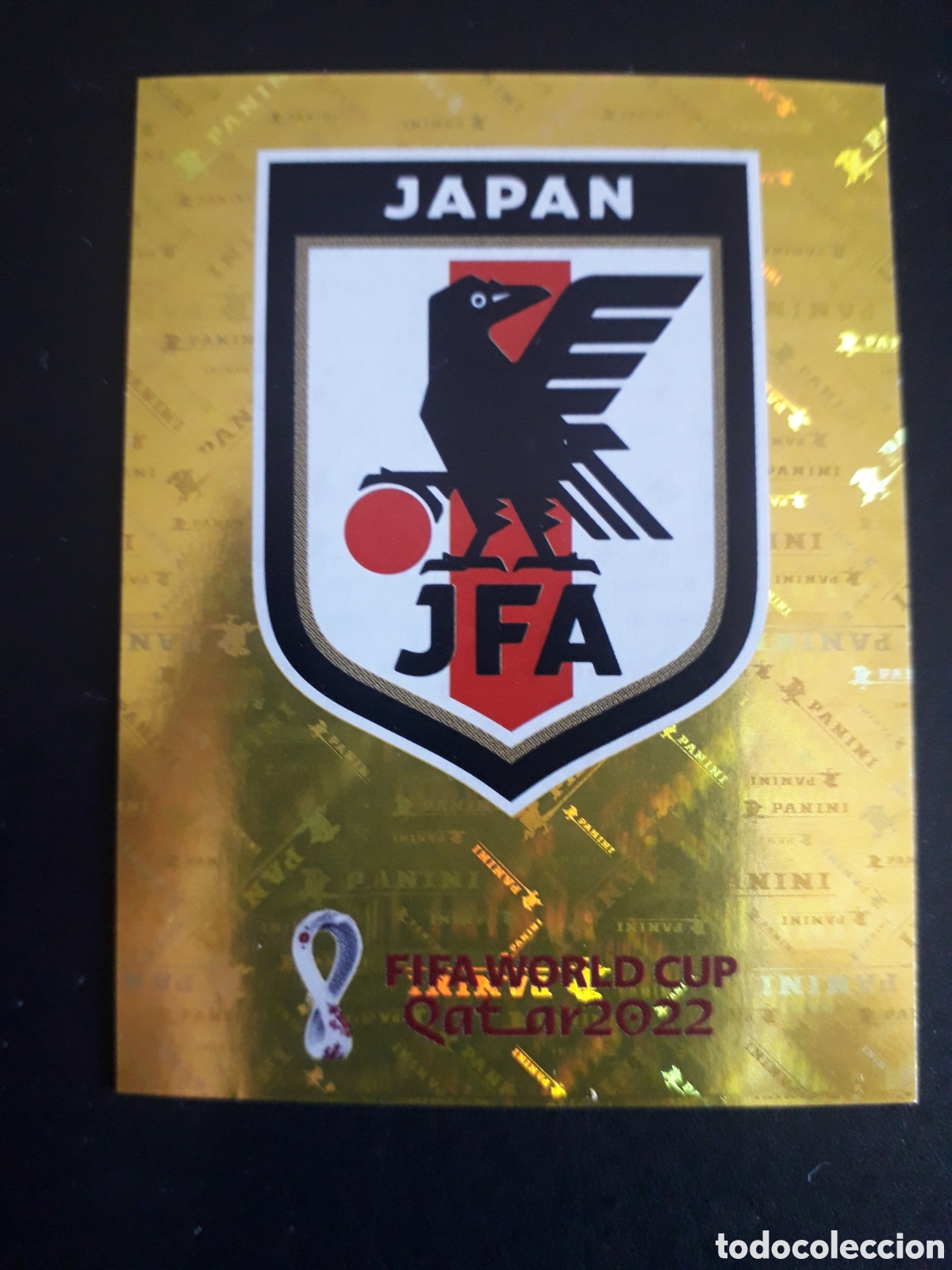 Cromos de f&uacute;tbol: ESCUDO JAP&Oacute;N N&deg; 2 COPA MUNDIAL DE F&Uacute;TBOL QATAR 2022 22 PANINI SIN PEGAR PEDIDO M&Iacute;NIMO 3&euro;