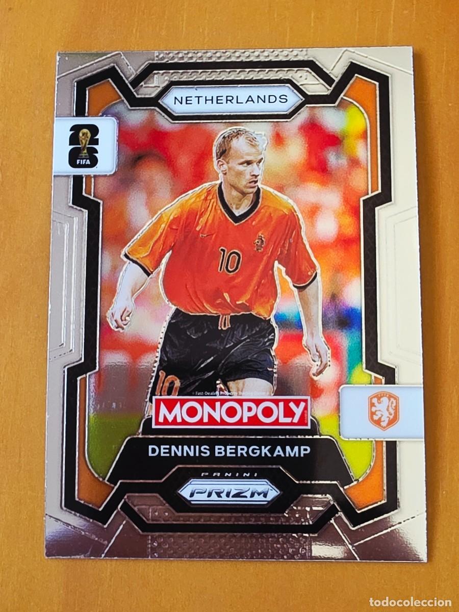 Cromos de f&uacute;tbol: No. 74 Dennis Bergkamp, Pa&iacute;ses Bajos Holanda, Panini Prizm World Cup 2026 Monopoly Mundial 26