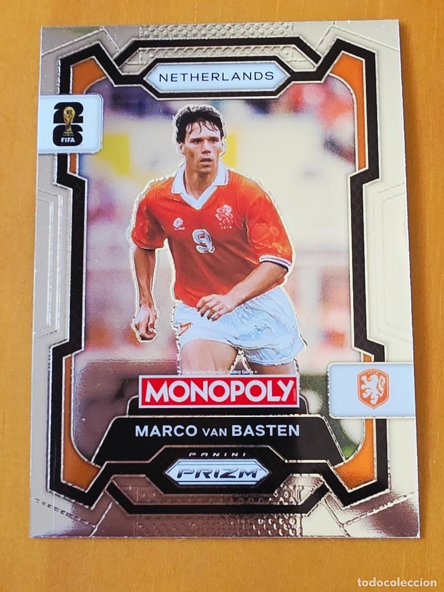 Cromos de f&uacute;tbol: No. 73 Marco Van Basten, Pa&iacute;ses Bajos Holanda, Panini Prizm World Cup 2026 Monopoly Mundial 26