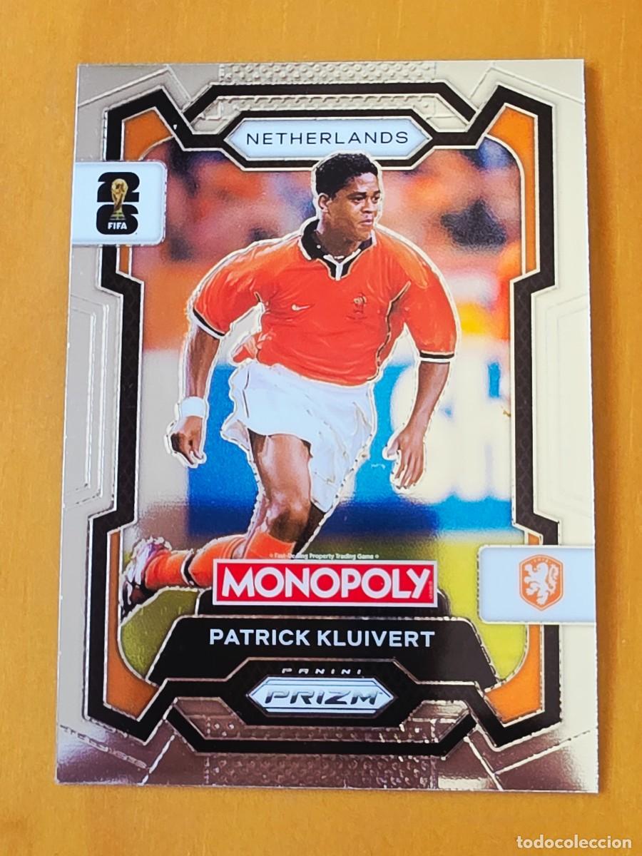 Cromos de f&uacute;tbol: No. 72 Patrick Kluivert, Pa&iacute;ses Bajos Holanda, Panini Prizm World Cup 2026 Monopoly Mundial 26