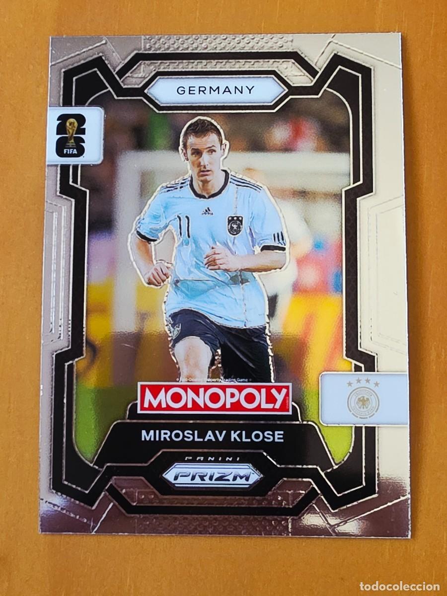Cromos de f&uacute;tbol: No. 62 Miroslav Klose, Alemania, Panini Prizm World Cup 2026 Monopoly Mundial 26