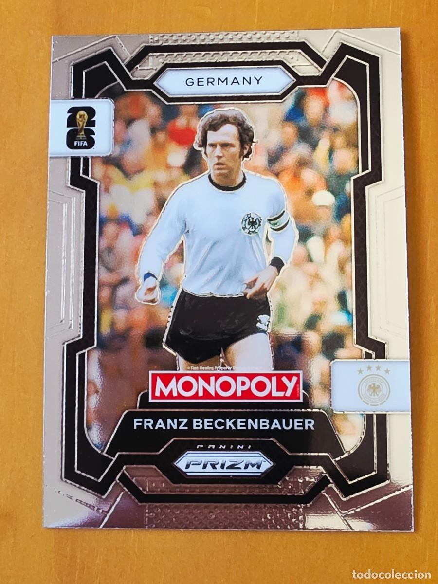 Fu&szlig;ball-Sticker: No. 60 Franz Beckenbauer, Alemania, Panini Prizm World Cup 2026 Monopoly Mundial 26
