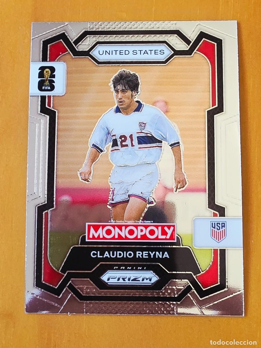 Cromos de f&uacute;tbol: No. 49 Claudio Reyna, Estados Unidos USA, Panini Prizm World Cup 2026 Monopoly Mundial 26