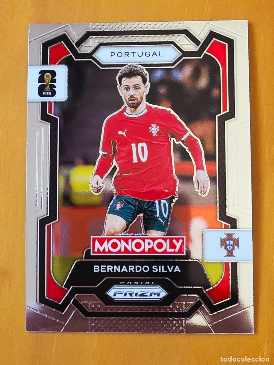 Cromos de f&uacute;tbol: No. 33 Bernardo Silva, Portugal, Panini Prizm World Cup 2026 Monopoly Mundial 26