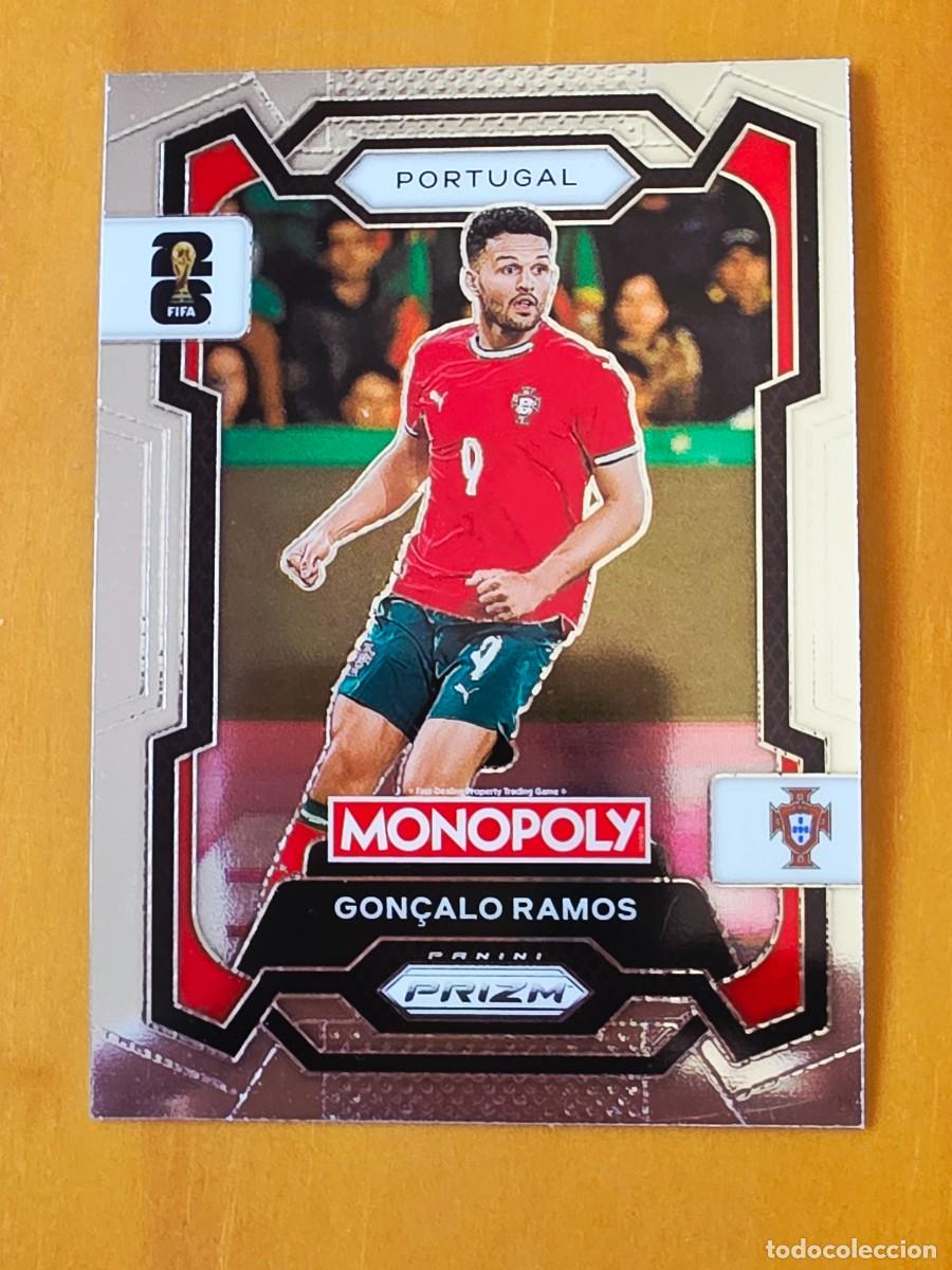 Cromos de f&uacute;tbol: No. 30 Gon&ccedil;alo Ramos, Portugal, Panini Prizm World Cup 2026 Monopoly Mundial 26