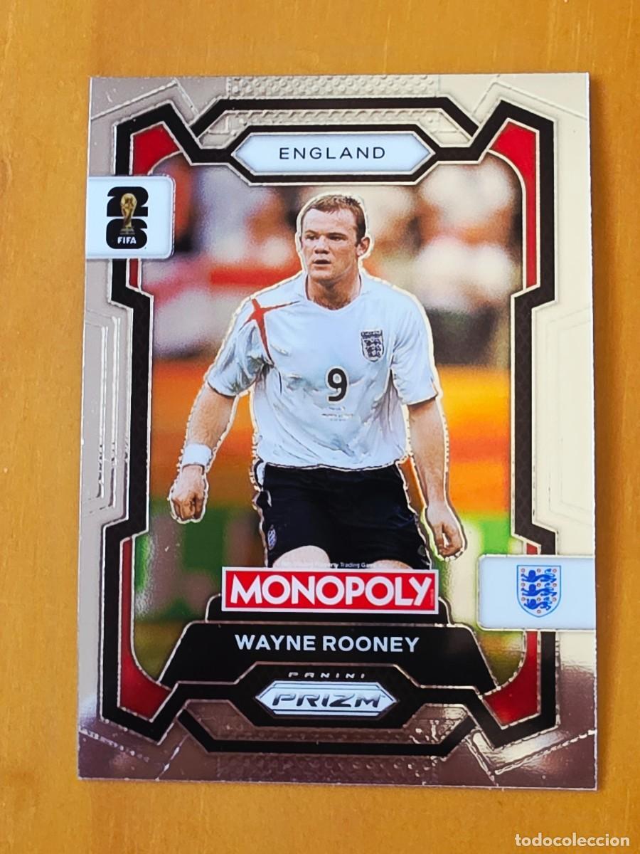 Cromos de f&uacute;tbol: No. 27 Wayne Rooney, Inglaterra, Panini Prizm World Cup 2026 Monopoly Mundial 26
