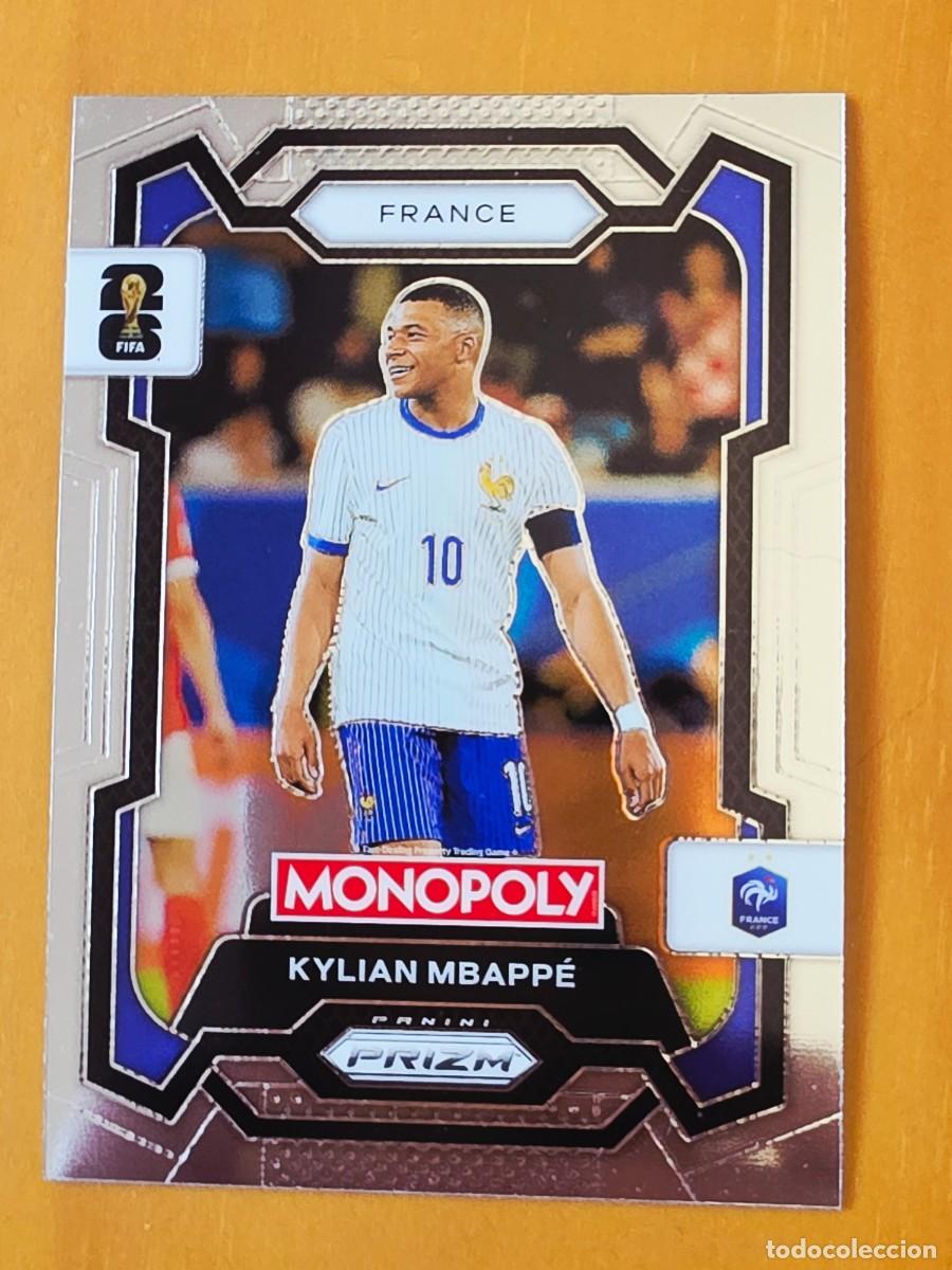 Cromos de f&uacute;tbol: No. 7 Kylian Mbapp&eacute;, Francia, Panini Prizm World Cup 2026 Monopoly Mundial 26