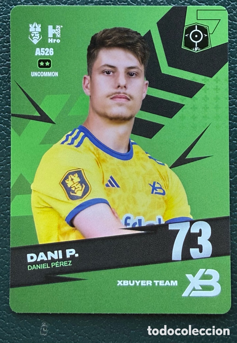 Figurine di Calcio: A526 DANIEL PEREZ XBUYER TEAM FICHAS ALBUM KINGS LEAGUE INFOJOBS 2024 KOLEX
