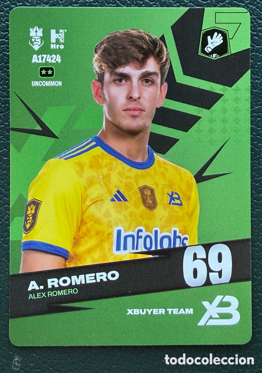 Figurine di Calcio: A17424 ALEX ROMERO XBUYER TEAM FICHAS ALBUM KINGS LEAGUE INFOJOBS 2024 KOLEX