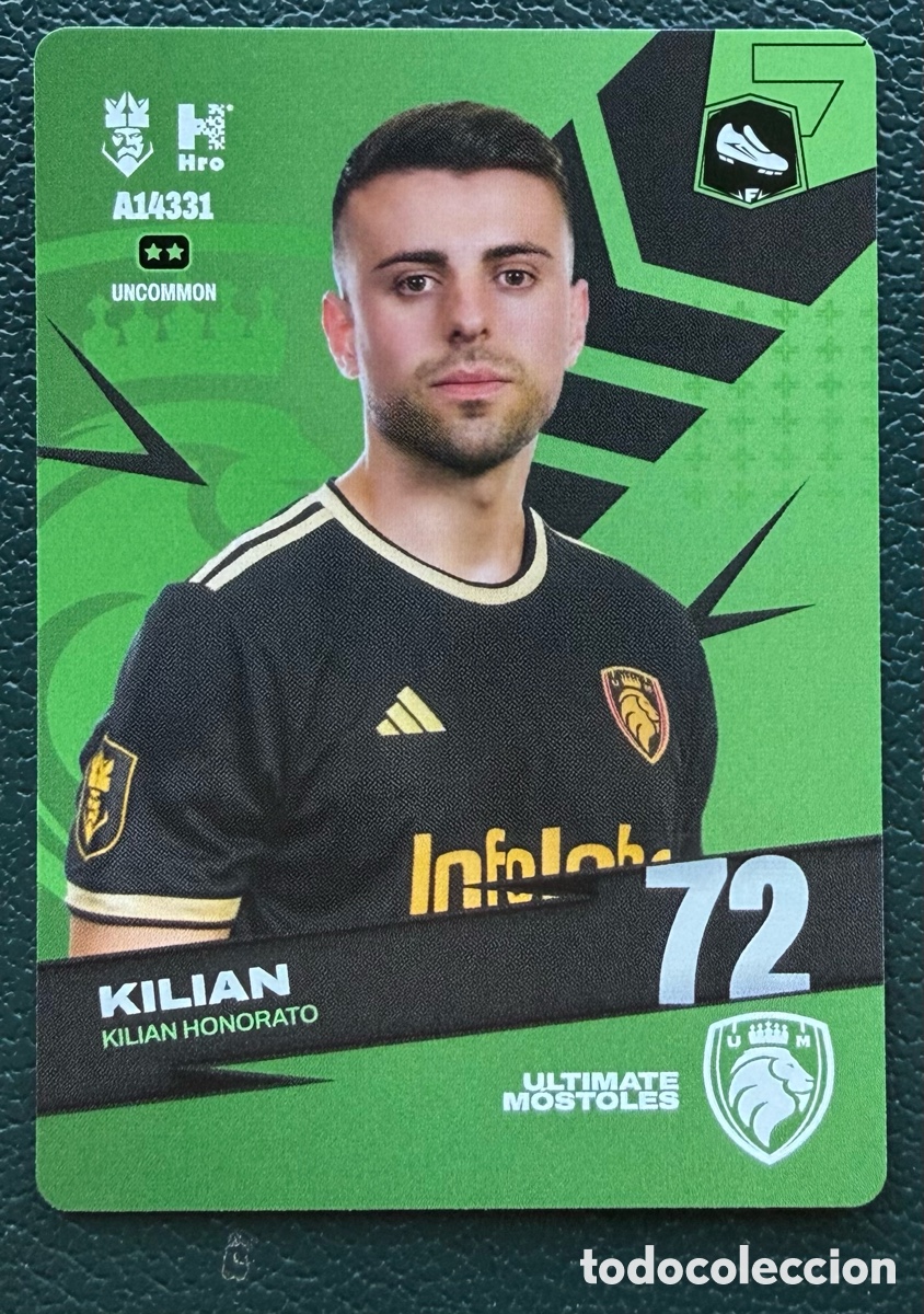 Fu&szlig;ball-Sticker: A14331 KILIAN HONORATO ULTIMATE MOSTOLES FICHAS ALBUM KINGS LEAGUE INFOJOBS 2024 KOLEX