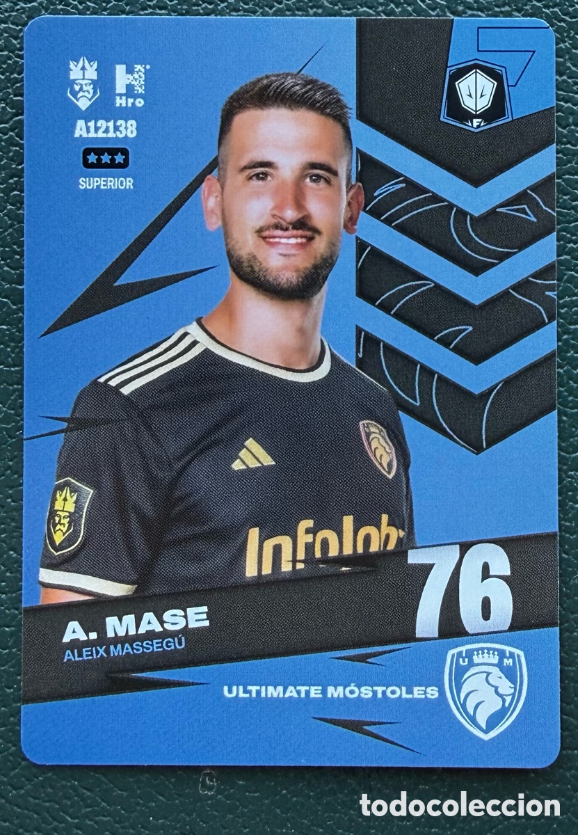 Fu&szlig;ball-Sticker: A12138 ALEIX MASSEGU ULTIMATE MOSTOLES FICHAS ALBUM KINGS LEAGUE INFOJOBS 2024 KOLEX