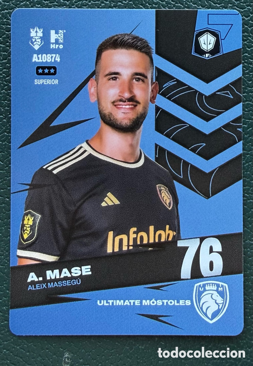 Fu&szlig;ball-Sticker: A10874 ALEIX MASEGU ULTIMATE MOSTOLES FICHAS ALBUM KINGS LEAGUE INFOJOBS 2024 KOLEX