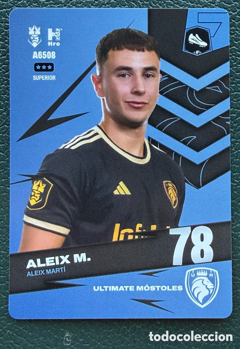 Fu&szlig;ball-Sticker: A6508 ALEIX MARTI ULTIMATE MOSTOLES FICHAS ALBUM KINGS LEAGUE INFOJOBS 2024 KOLEX