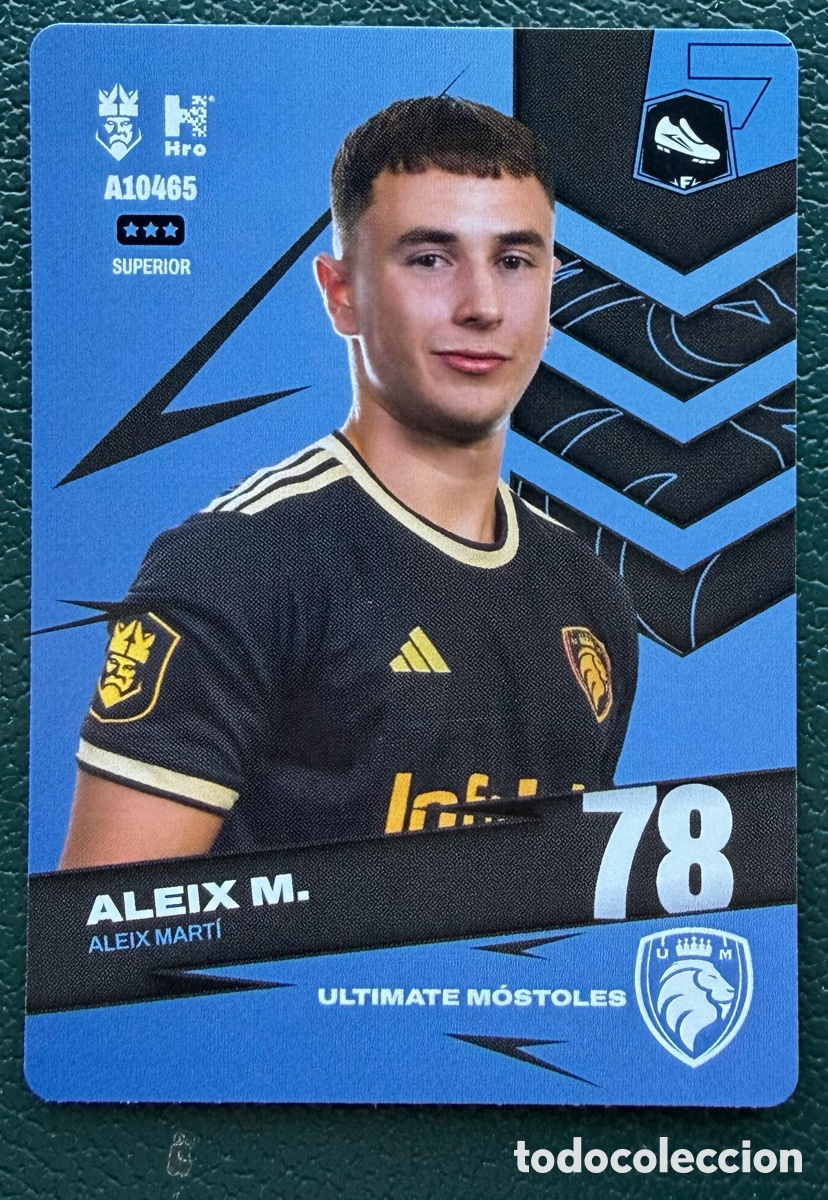 Fu&szlig;ball-Sticker: A10465 ALEIX MARTI ULTIMATE MOSTOLES FICHAS ALBUM KINGS LEAGUE INFOJOBS 2024 KOLEX