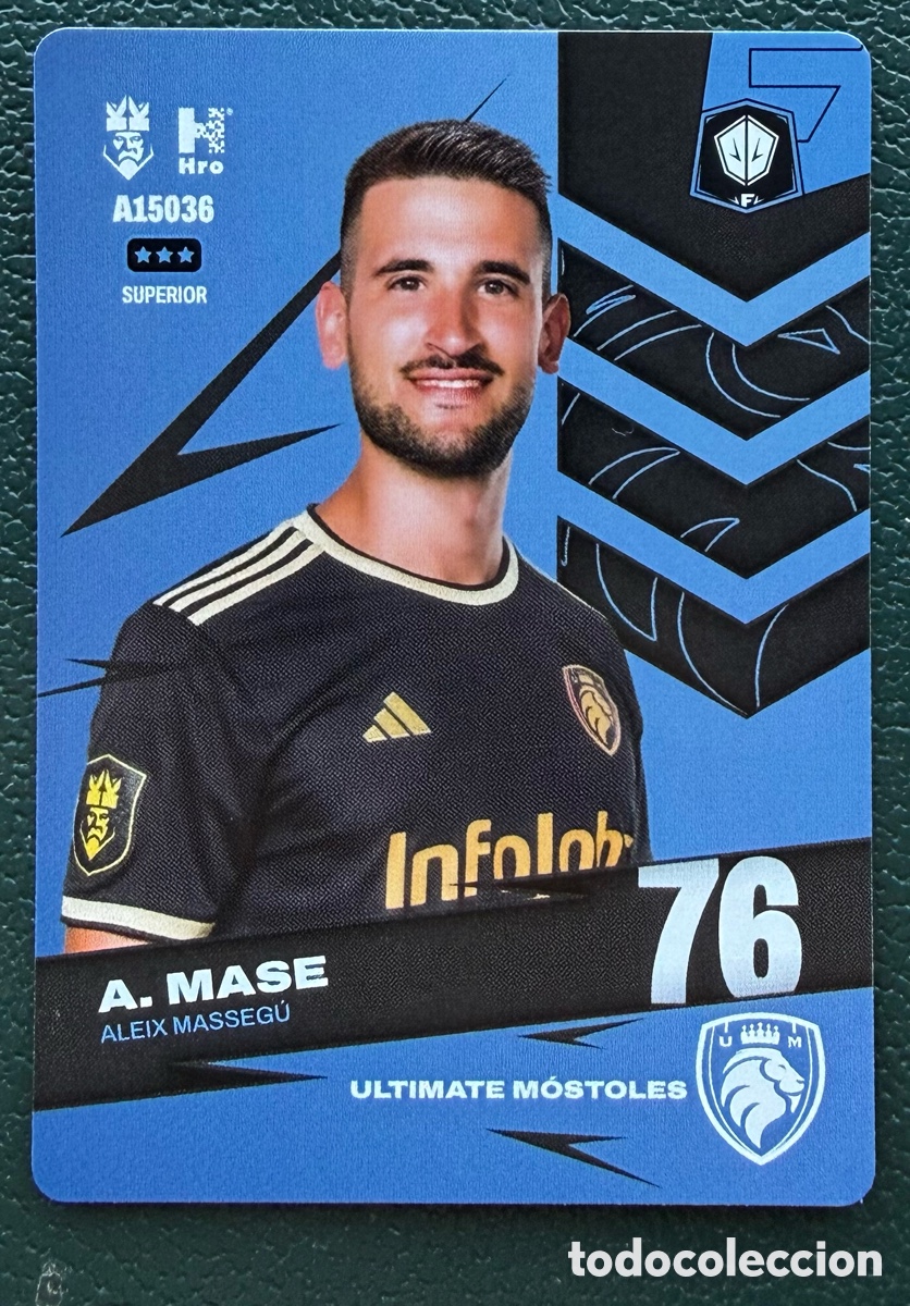 Fu&szlig;ball-Sticker: A15036 ALEIX MASEGU ULTIMATE MOSTOLES FICHAS ALBUM KINGS LEAGUE INFOJOBS 2024 KOLEX