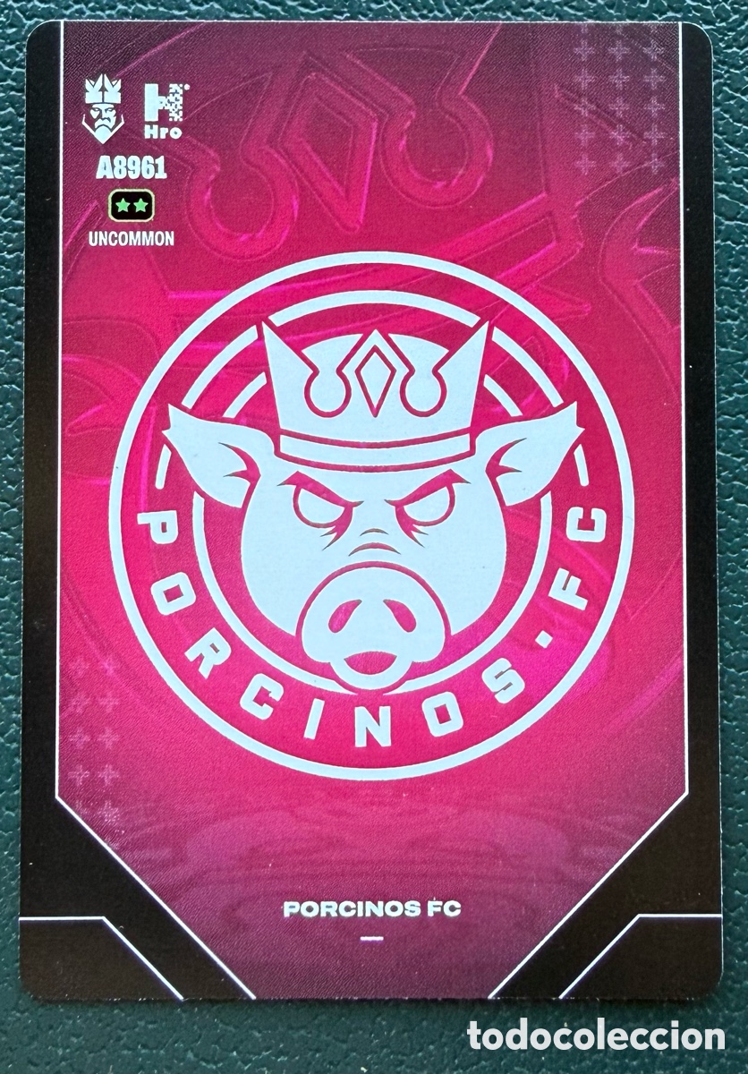 Football Stickers: A8961 ESCUDO PORCINOS FC FICHAS ALBUM KINGS LEAGUE INFOJOBS 2024 KOLEX